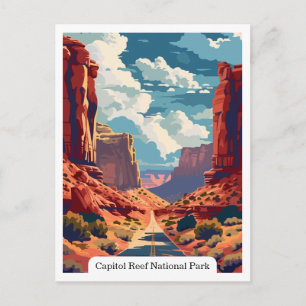 Cartão Postal Parque Nacional Capitol Reef, Utah EUA