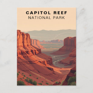 Cartão Postal Parque Nacional Capitol Reef Viagem EUA