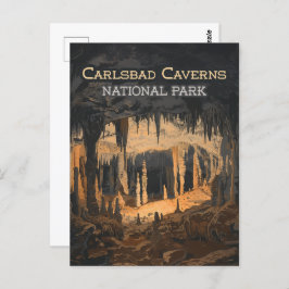 Cartão Postal Parque Nacional Carlsbad Caverns Novo México