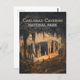 Cartão Postal Parque Nacional Carlsbad Caverns Novo México