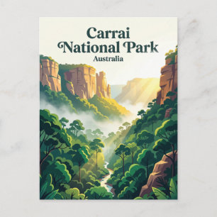 Cartão Postal Parque Nacional Carrai Austrália