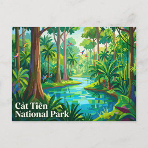 Cartão Postal Parque Nacional Cát Tiên Vietnam