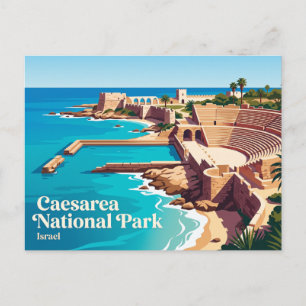Cartão Postal Parque Nacional Cesareia Israel