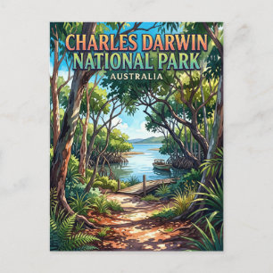 Cartão Postal Parque Nacional Charles Darwin Austrália