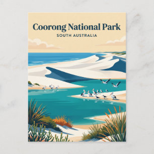 Cartão Postal Parque Nacional Coorong Austrália