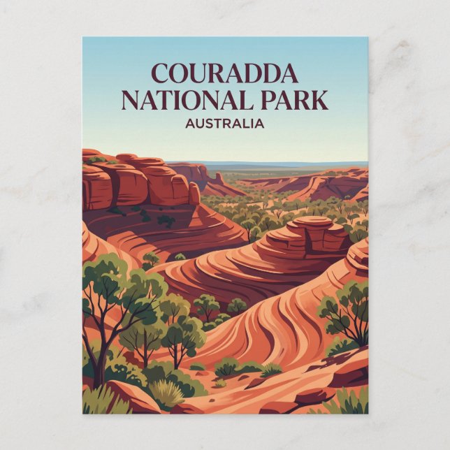 Cartão Postal Parque Nacional Couradda Austrália (Frente)