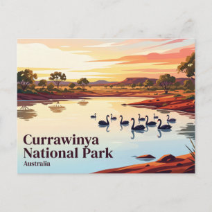 Cartão Postal Parque Nacional Currawinya Austrália