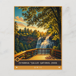 Cartão Postal Parque Nacional Cuyahoga Valley | Vintage