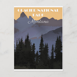 Cartão Postal Parque Nacional da Geleira, Montana,