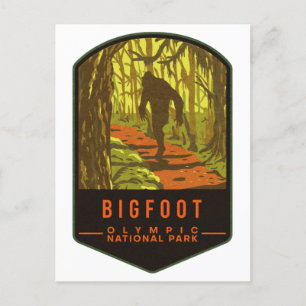 Cartão Postal Parque Nacional da Olimpiadas Bigfoot