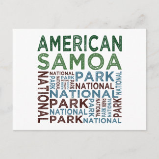 Cartão Postal Parque Nacional da Samoa Americana
