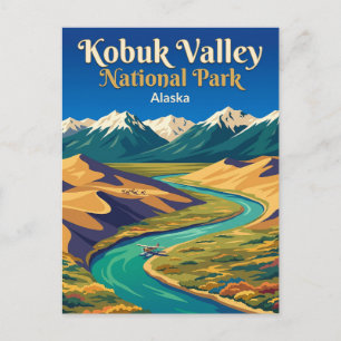 Cartão Postal Parque Nacional da Vale do Kobuk EUA