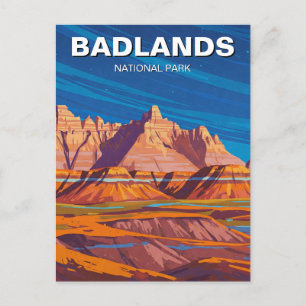 Cartão Postal Parque Nacional das Badlands Souvenir
