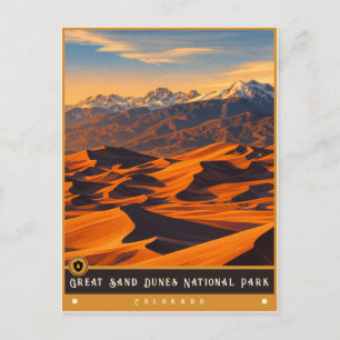 Cartão Postal Parque Nacional das Grandes Dunas de Areia Cartã