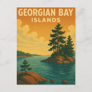 Cartão Postal Parque Nacional das Ilhas da Baía Georgiana