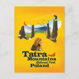 Cartão Postal Parque Nacional das Montanhas Tatra, Polônia