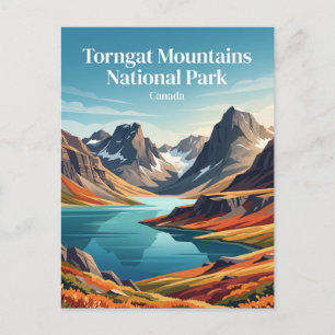 Cartão Postal Parque Nacional das Montanhas Torngat Canadá