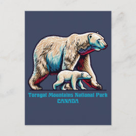 Cartão Postal Parque Nacional das Montanhas Torngat Canadá