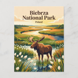 Cartão Postal Parque Nacional de Biebrza Polônia