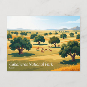 Cartão Postal Parque Nacional de Cabañeros Espanha