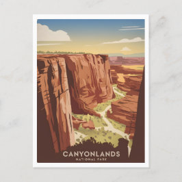 Cartão Postal Parque Nacional de Canyonlands Vintage