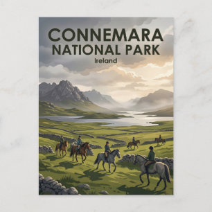 Cartão Postal Parque Nacional de Connemara Irlanda