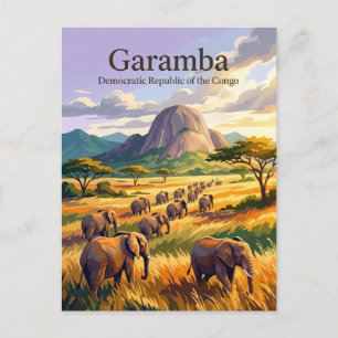 Cartão Postal Parque Nacional de Garamba