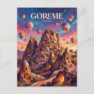 Cartão Postal Parque Nacional de Göreme Turquia