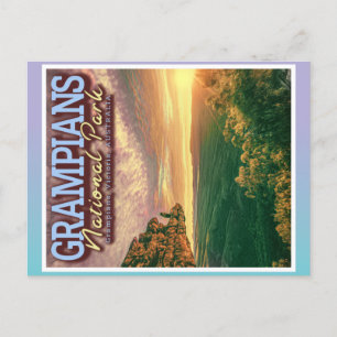 CARTÃO POSTAL PARQUE NACIONAL DE GRAMPIANOS - SOL NA MONTANHA
