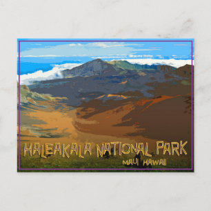 Cartão Postal Parque Nacional de Haleakala, Maui Hawaii