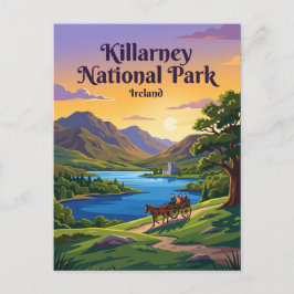Cartão Postal Parque Nacional de Killarney Irlanda