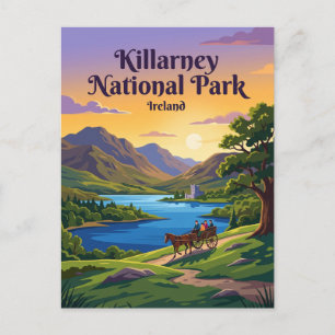 Cartão Postal Parque Nacional de Killarney Irlanda