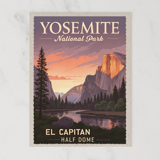 Cartão Postal parque nacional de Yosemite (Criador carregado)