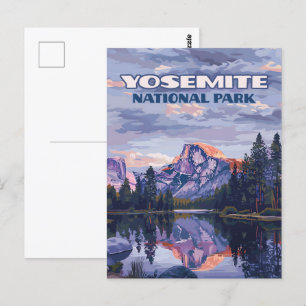 Cartão Postal Parque Nacional de Yosemite, Metade Dome, Califórn