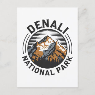 Cartão Postal Parque Nacional Denali