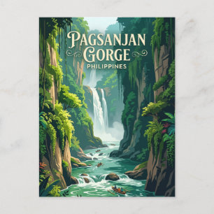 Cartão Postal Parque Nacional Desfiladeiro de Pagsanjan Filipina