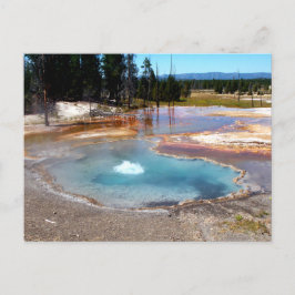 Cartão Postal Parque Nacional do Abyss Piscina Quente Yellowston