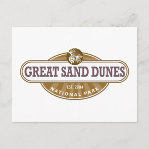 Cartão Postal Parque Nacional do excelente Sand Dunes