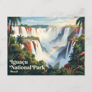 Cartão Postal Parque Nacional do Iguaçu Brasil