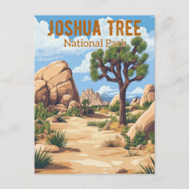 Cartão Postal Parque Nacional do Joshua Tree
