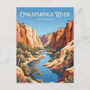 Cartão Postal Parque Nacional do Rio Onkaparinga Austrália