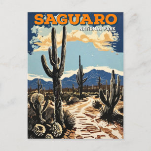 Cartão Postal Parque Nacional do Saguaro