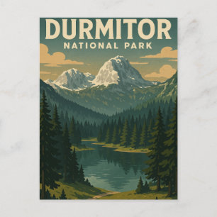 Cartão Postal Parque Nacional Durmitor