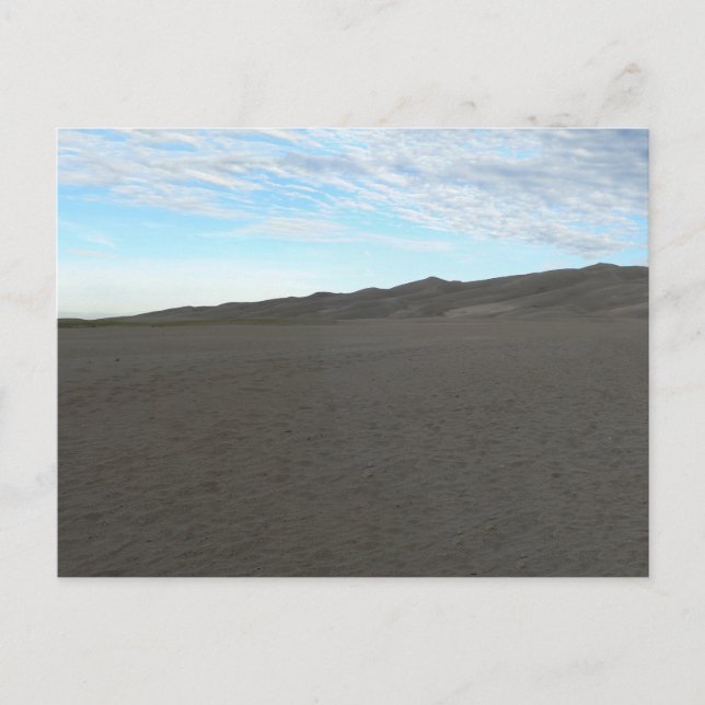 Cartão Postal Parque Nacional e Reserva de excelente Sand Dunes, (Frente)