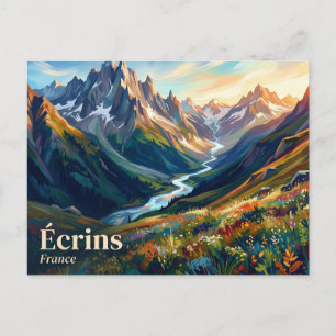 Cartão Postal Parque Nacional Écrins França