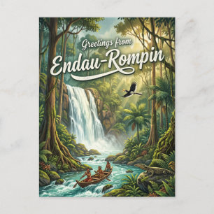 Cartão Postal Parque Nacional Endau-Rompin Malásia