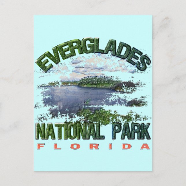 Cartão Postal Parque Nacional Everglades, Flórida (Frente)