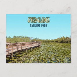 Cartão Postal Parque Nacional Everglades Flórida