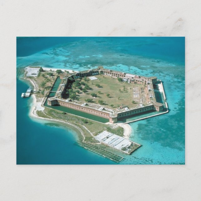 Cartão Postal Parque Nacional Fort Jefferson (Frente)