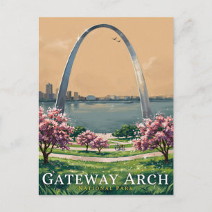 Cartão Postal Parque Nacional Gateway Arch Cênico